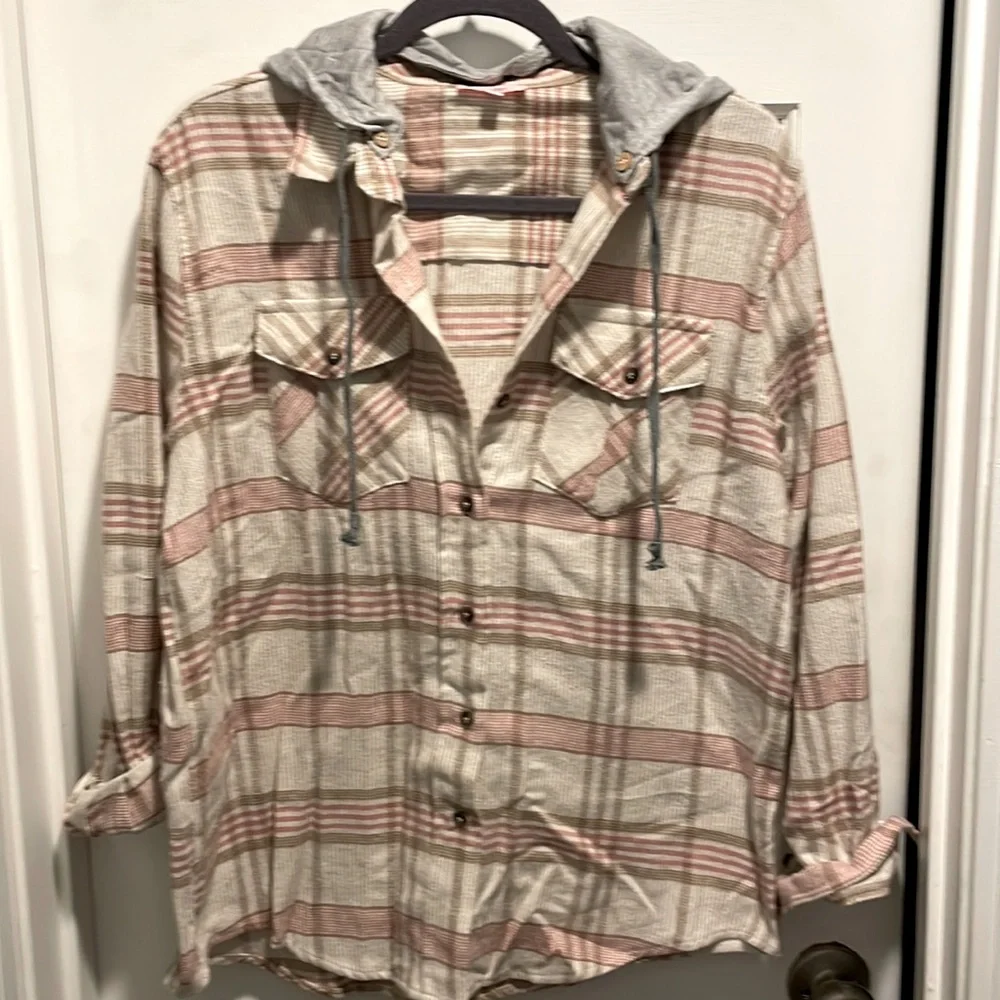 Flannel Shacket - Picture 1 of 5
